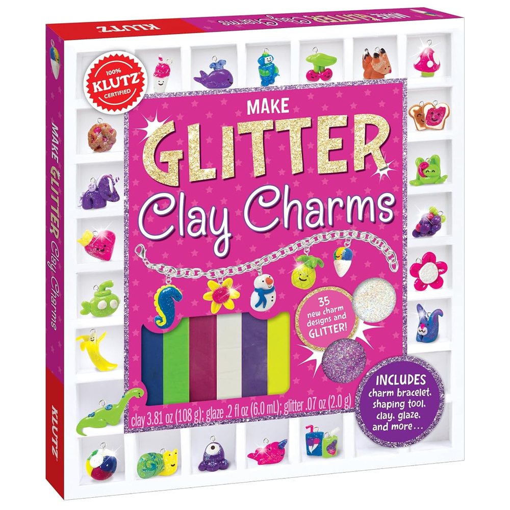Klutz Make Glitter Clay Charms