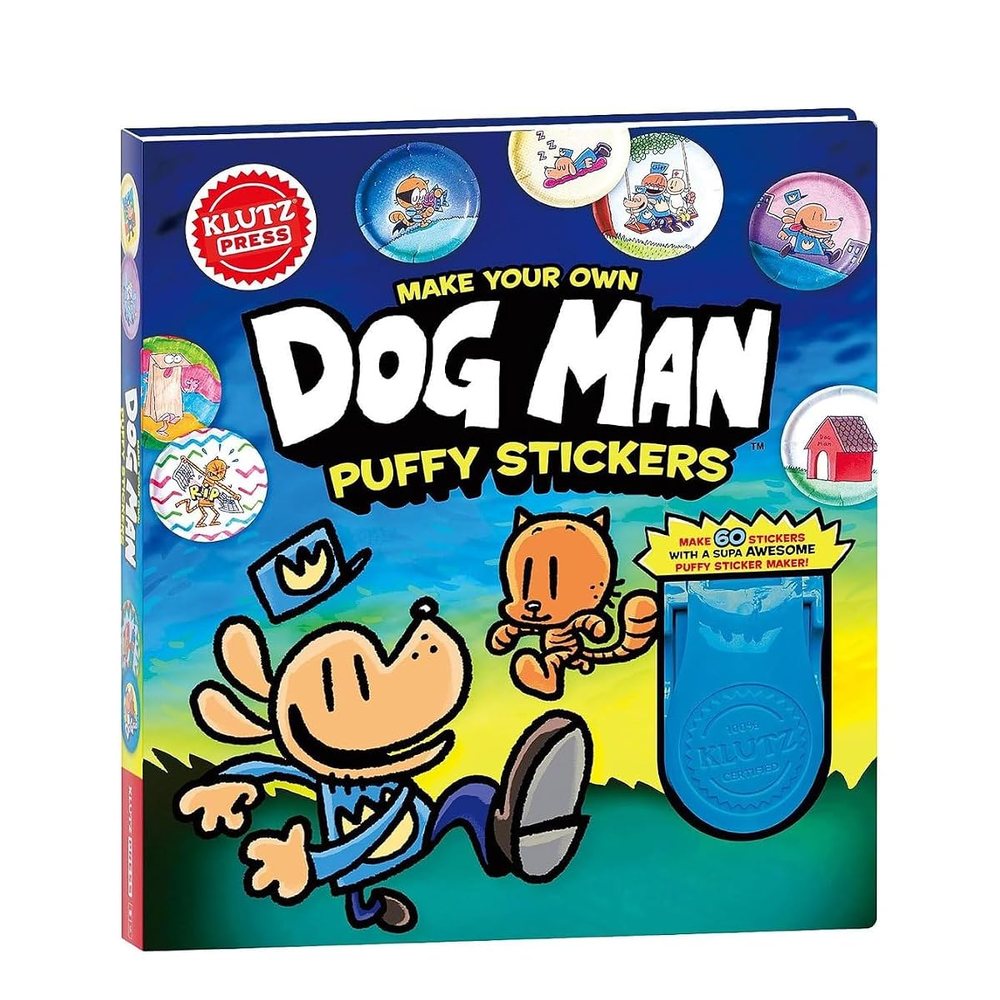 Klutz Make Your Own Dog Man Puffy Stickers