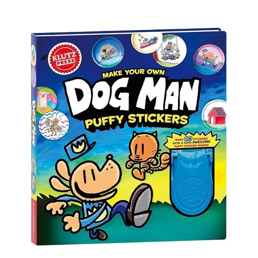 Klutz Make Your Own Dog Man Puffy Stickers