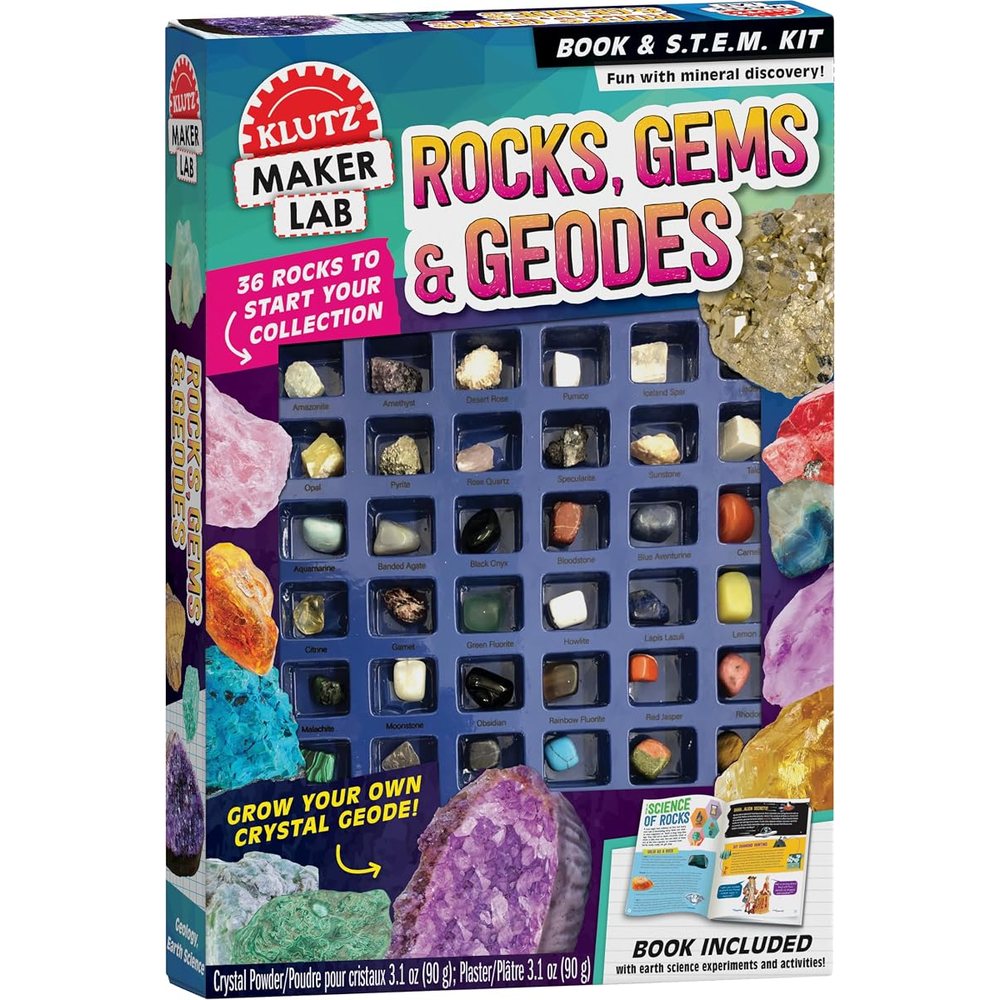 Klutz Maker Lab: Rocks, Gems & Geodes
