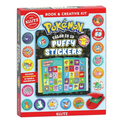 Klutz Pokémon Color-In 3D Stickers