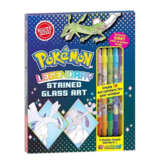 Klutz Pokémon Legendary Stained Glass