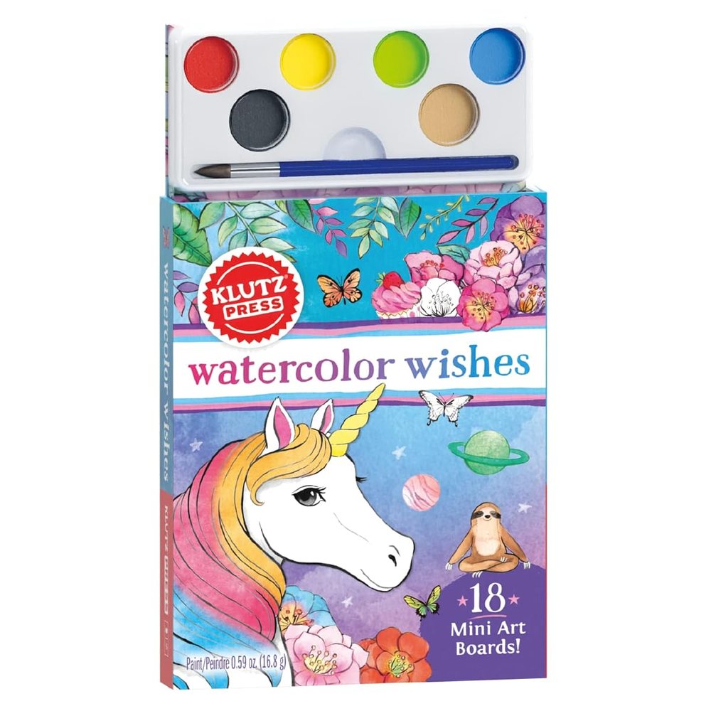 Klutz Watercolor Wishes Postcard Kit