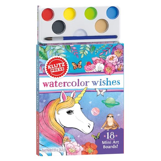 Klutz Watercolor Wishes Postcard Kit